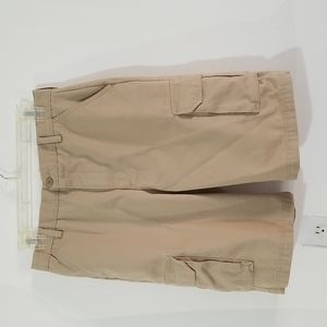 Lands End Kids Khaki Cargo Shorts